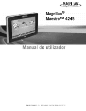 Magellan Maestro 4250 Manual - Portuguese