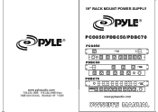 Pyle PCO850 PDBC70 Manual 1