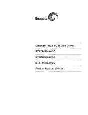 Seagate ST373453LC ST373453LC Model Product Manual PDF