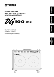 Yamaha DG100-212 Owner's Manual