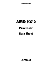 AMD AMD-K6-2/500AFX Data Sheet