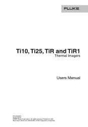Fluke TiR1 FE Ti10-25-Tir-1 Users Manual
