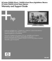 HP PL4260N Warranty and Support Guide - PL5000N / PL4200N / PE4200N Plasma TV's