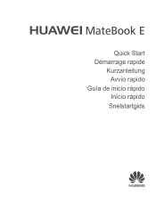 Huawei MateBook E Quick Start Guide