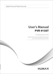 Humax PVR-9150T User Manual