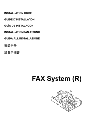 Kyocera TASKalfa 181 Fax System (R) Installation Instructions