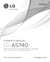 LG LGAS740 Owner's Manual