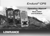 Lowrance Endura OutBack Operation Manual