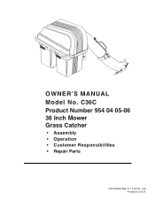 Poulan C36C User Manual