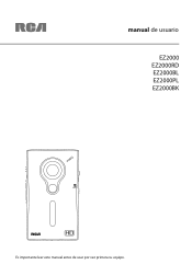 RCA EZ2000BL Owner/User Manual Spanish