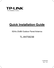 TP-Link 23dBi TL-ANT5823B V1 Quick Install Guide 7106503928