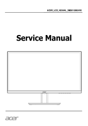 Acer H236HL Acer H236HL Monitor Service Guide