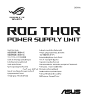 Asus ROG-THOR-1200P Quick Starter Guide