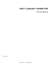 Dell Latitude E6400 XFR Service Manual