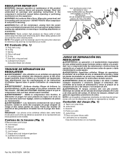Dewalt D55152 Instruction Manual
					                        
					                            - Regulator Kit