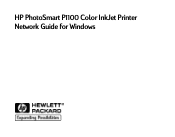 HP Photosmart 1100 HP PhotoSmart P1100 Color InkJet Printer - (English) Network Guide for Windows