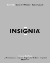 Insignia NS-P3111 User Manual (English)