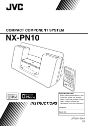 JVC NX-PN10 Instruction Manual