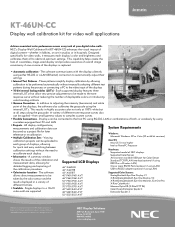 NEC S401 P401 : KT-46UN-CC spec brochure