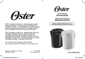 Oster 1.7 Liter Cordless Kettle Instruction Manual