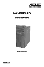 Asus ExpertCenter D7 Tower D700TD Users Manual for Italian