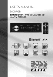 Boss Audio 560BRGB User Manual