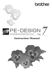 Brother International PE-DESIGN Ver.7 Instruction Manual