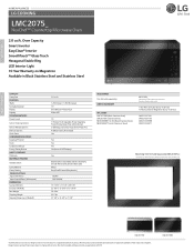 LG LMC2075BD Specification