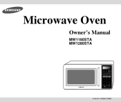 Samsung MW1180STA Owners Manual