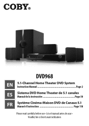 Coby DVD968 User Manual