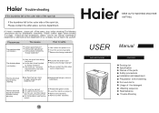 Haier AWT-80LI User Manual