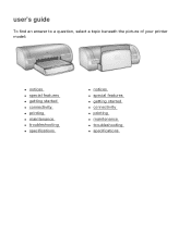 HP Deskjet 5100 HP Deskjet 5100 Series printer - (English) User Guide