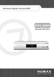 Humax DTT-4500 User Manual