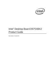 Intel D975XBX2KR Product Guide