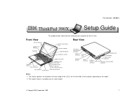 Lenovo ThinkPad 390X Setup Guide for the ThinkPad 390X.