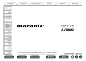 Marantz AV8802 Owner's Manual in Spanish