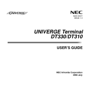NEC DTL-2E-1 User Guide
