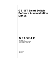 Netgear GS108T-100NAS GS108T Setup Manual