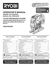 Ryobi P524 Operation Manual