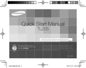 Samsung TL205 Quick Guide (easy Manual) (ver.1.0) (English, Spanish)