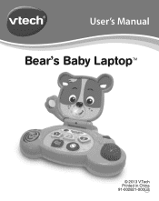 Vtech Bear s Baby Laptop Pink User Manual