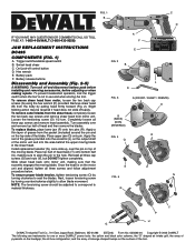 Dewalt DC495B Instruction Manual
					                        
					                            - Instruction Sheet