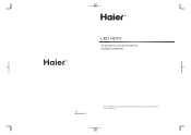 Haier HL37XLE2 User Manual