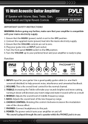 Pyle PACGAMP77 Instruction Manual