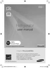 Samsung RF261BEAESR User Manual Ver.1.0 (English, French, Spanish)