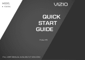 Vizio E390VL E390VL Quick Start Guide