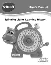 Vtech Spinning Lights Learning Hippo User Manual