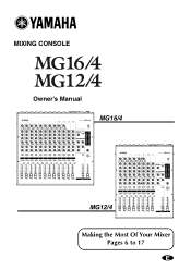 Yamaha 4 MG16/4 MG12/4 Owners Manual