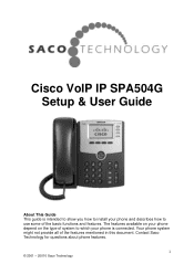 Cisco SPA504 User Guide