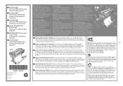 HP Designjet T520 HP Designjet T120 and T520 ePrinter series - Printer assembly instructions